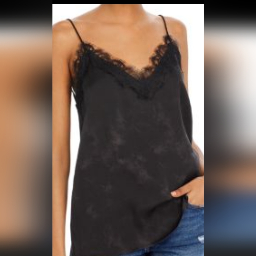 NWOT ANINE BING BELLE SILK LACE TRIM CAMISOLE ,SZ; LARGE - Picture 13 of 13
